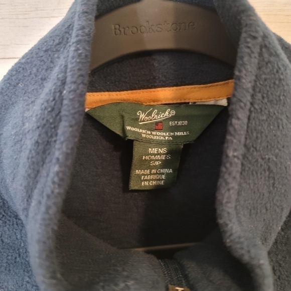 WOOLRICH NAVY FULL ZIPPER JACKET, VERY NICE, SIZE SMALL - Picture 3 of 9